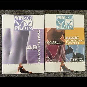 2 windsor pilates DVD; in original packaging; core sculpt and whole body workout